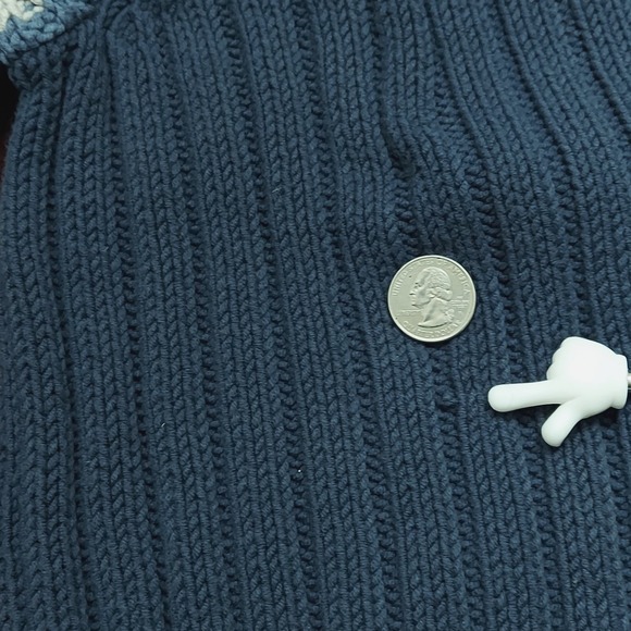 Old Navy Y2K Sweater Ribbed Varsity Striped Mens XXL Preppy Grandpacore Casual - Picture 8 of 14